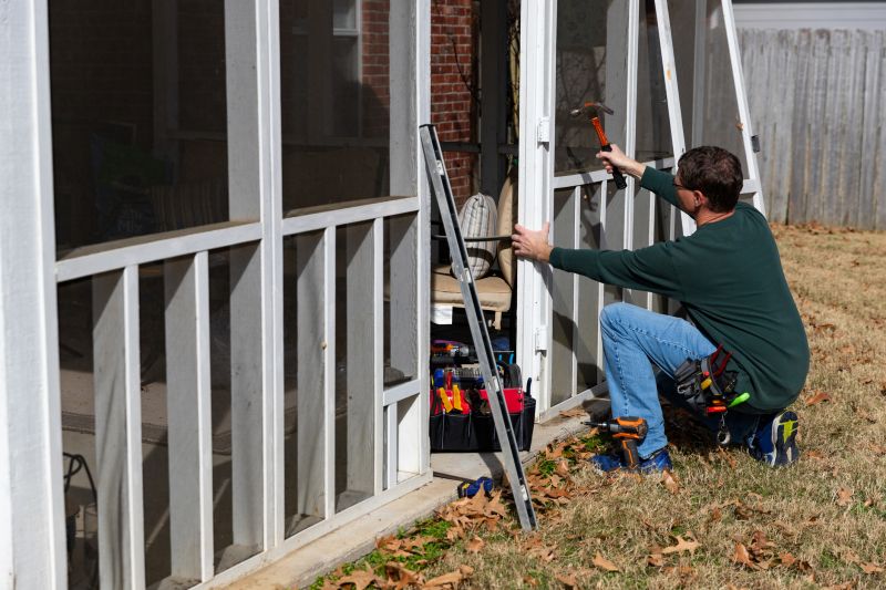 Porch Ceiling Patching